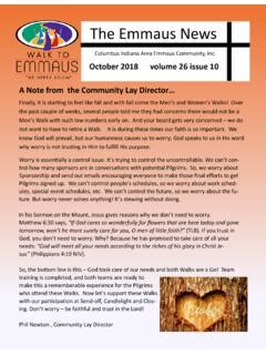 The Emmaus News - pdf4pro.com