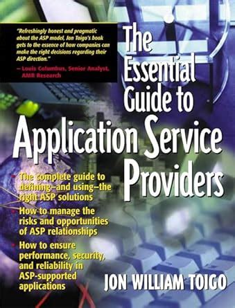 The Essential Guide To Application Service Providers