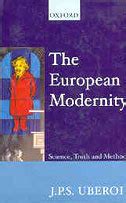 The European Modernity Science Truth And Method
