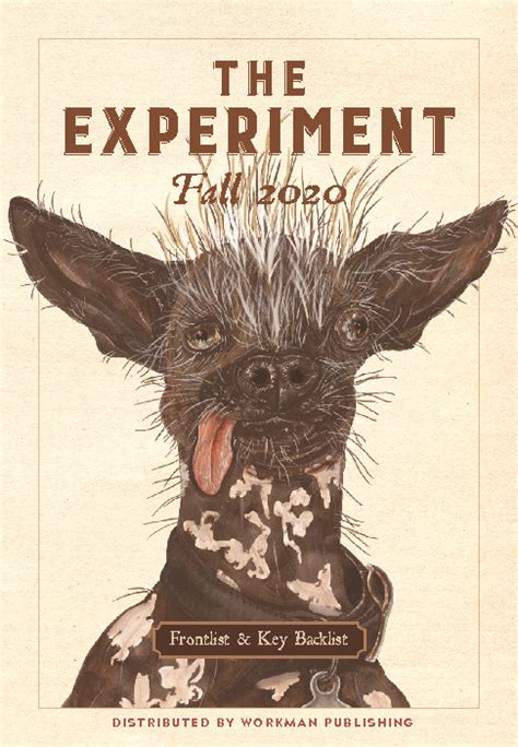 The Experiment Fall 2020 Catalog