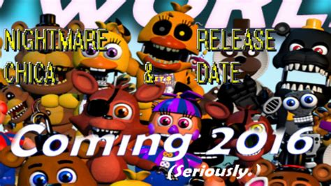 The Finishing Touches! FNAF World Release Date!