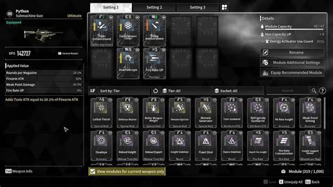 The First Descendant Best Python Build