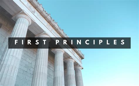 The First Principles Of Knowledge Scholars Choice Edition