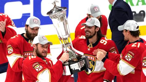 The Florida Panthers advance to the Stanley Cup Final, sweeping the Carolina Hurricanes in the Eastern Conference final.