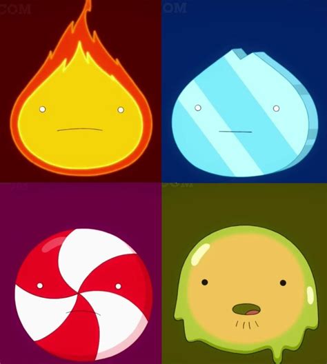 The Four Elements of Adventure Time: Fire, Ice, Candy, and Slime