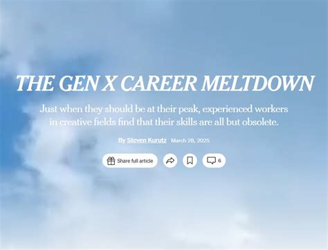 The Gen X Career Meltdown