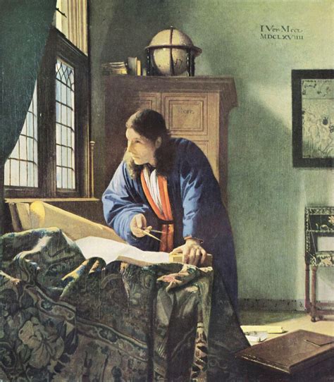 The Geographer - Johannes Vermeer Paintings - PaintingMania.com