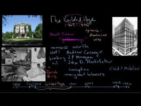 The Gilded Age part 1 The Gilded Age (1865-1898) - YouTube