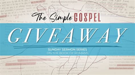 The Give-Away Sermon Stockpile