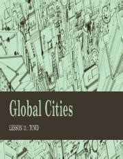 The Global Cities.pdf - Global Cities Francisco M. Largo...