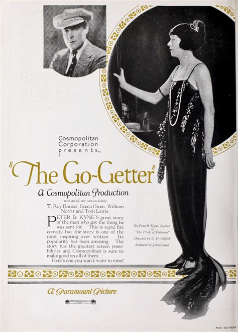 The Go-Getter (1923) - Edward H. Griffith Synopsis, …