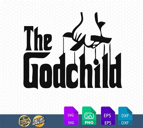 The Godchild (SVG dxf png) Godfather Movie Logo Cut Files …