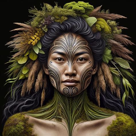 The Goddess Mother Earth from Maori Tradition · Creative Fabrica