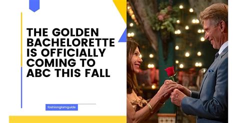 The Golden Bachelorette is officially coming to ABC this fall!