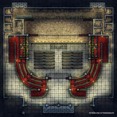 The Grand Theatre Battle Map (30x30 Grid) : r/dndmaps