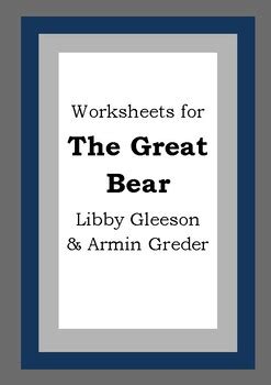 The Great Bear by Libby Gleeson Classroom Ideas PDF