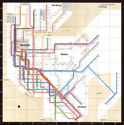 The Great New York Subway Map