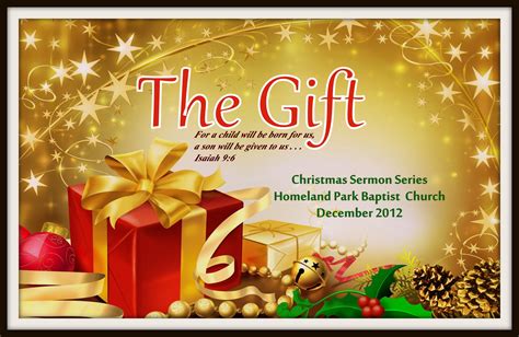 The Greatest Christmas Gift Sermon by Wayne Lawson, …