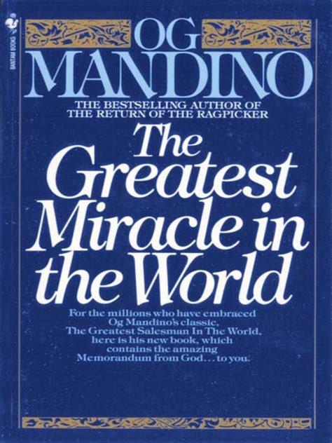 The Greatest Miracle in the World - amazon.com