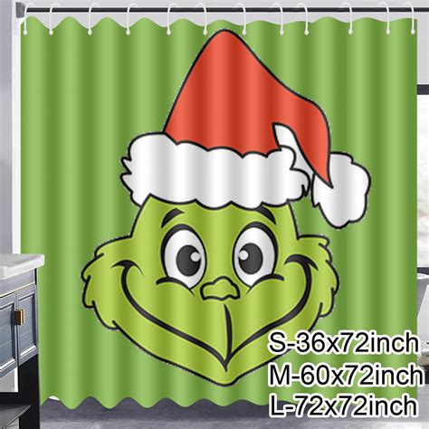 The Grinch Christmas Shower Curtain Wayfair