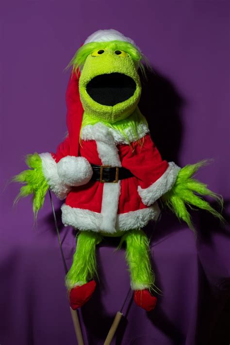 The Grinch Puppet - Etsy