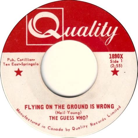 The Guess Who - Flying on the Ground Is Wrong Lyrics