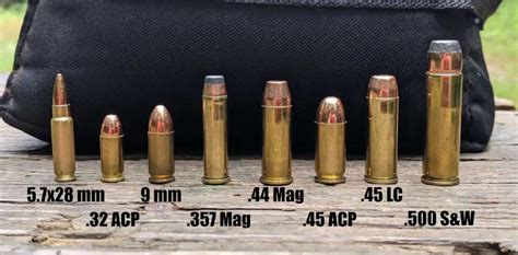 The Handgun Caliber Comparison Chart And Guide