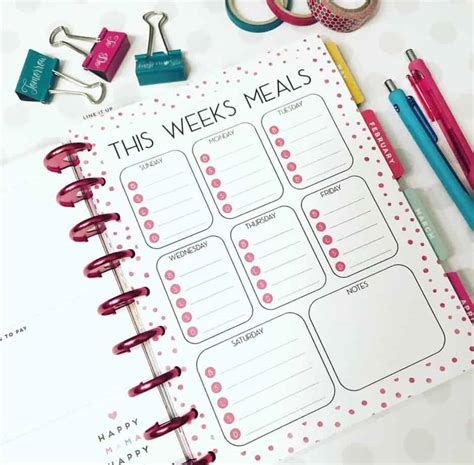 The Happy Planner Printables