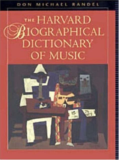 The Harvard Biographical Dictionary of Music - Google …