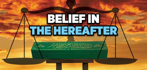 The Hereafter islam and ihsan