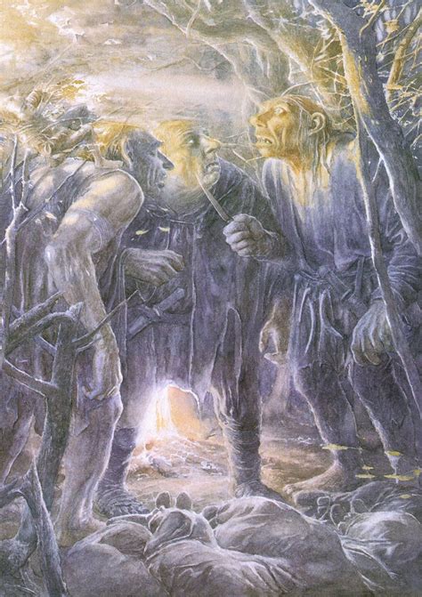 The Hobbit Chapter 2 Roast Mutton Part 2 Alan lee, Middle earth