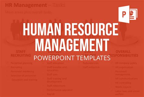 The Human Resource Management Powerpoint Template set includes a