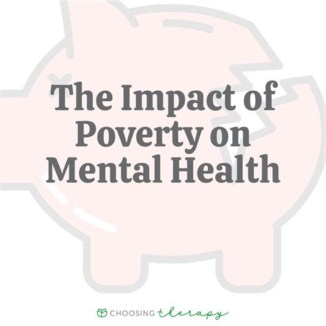 The Impact of Poverty on Individuals Physical and Mental Health