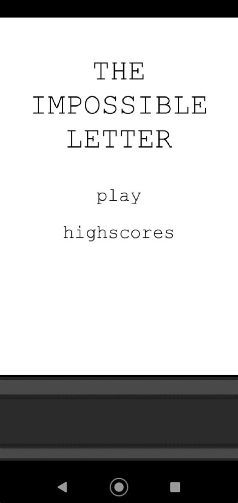The Impossible Letter Game APK Download for Android Free