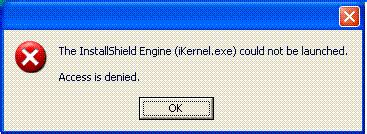 The Installshield Engine (ikernel.exe) Could Not Be Launched. Rpc ...