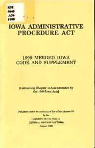 The Iowa Administrative Procedures Act