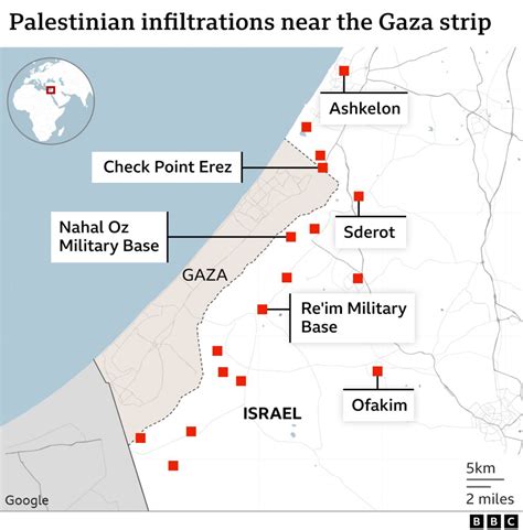 The Israeli military says that fighting with Hamas is continuing in 22 locations in southern Israel