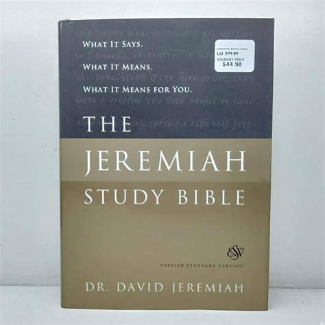 The Jeremiah Study Bible, ESV - bulkbooks.com