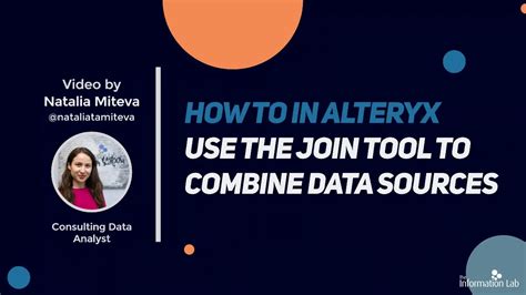The Join Tool in Alteryx Combining Data in Alteryx - YouTube