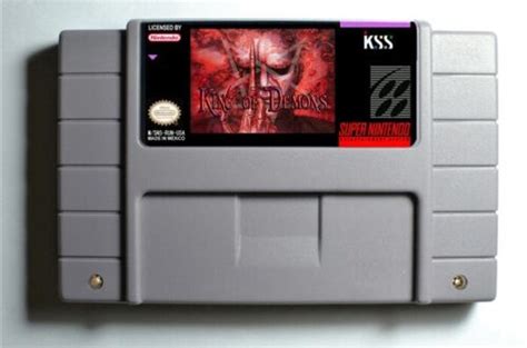 The King of Demons Cartridge Nintendo SNES Usa NTSC Action …