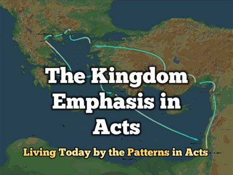 The Kingdom Emphasis in Acts – Focus Online