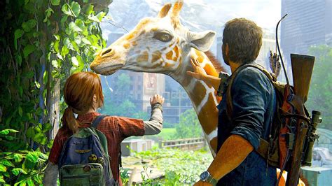 The Last of Us music: Ellie and Joel Giraffe scene - YouTube