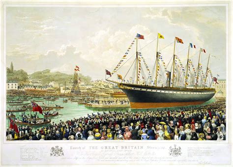 The Launch Of The Great Britain Steamship, 1843 - SS Great Britain