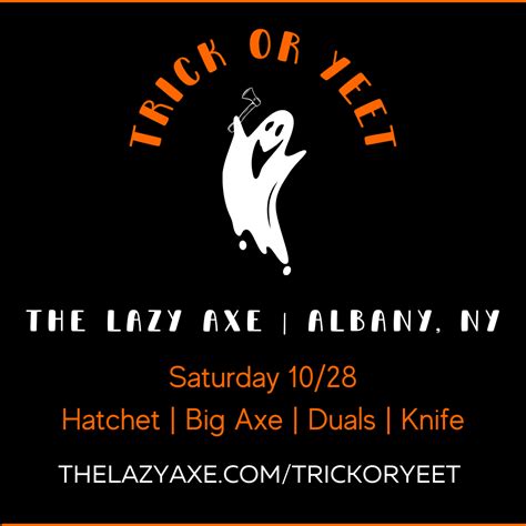 The Lazy Axe in Albany to host 'Trick or Yeet' tournament