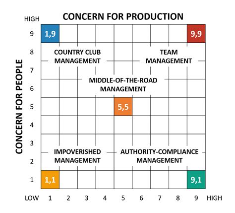 The Leadership Grid Theory (Blake & Mouton, 1964)