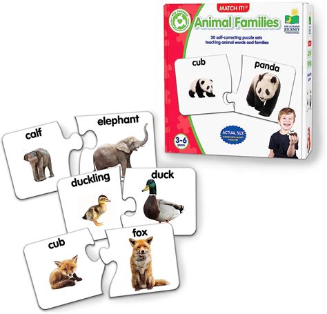 The Learning Journey Match It! - Animal Families - Amazon