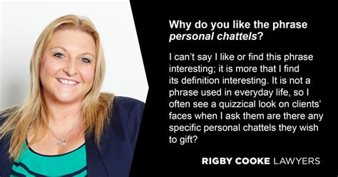 The Legal Language - personal chattels - Rigby Cooke Lawyers