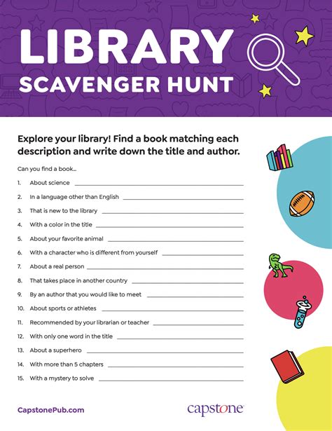 The Library Voice A Library Scavenger Hunt Activity Using Capstone