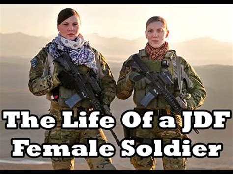 The Life of a JDF Soldier - YouTube