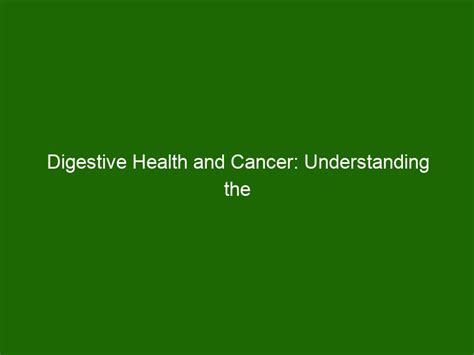 The Link Between Gut Health and Breast Cancer - WebMD